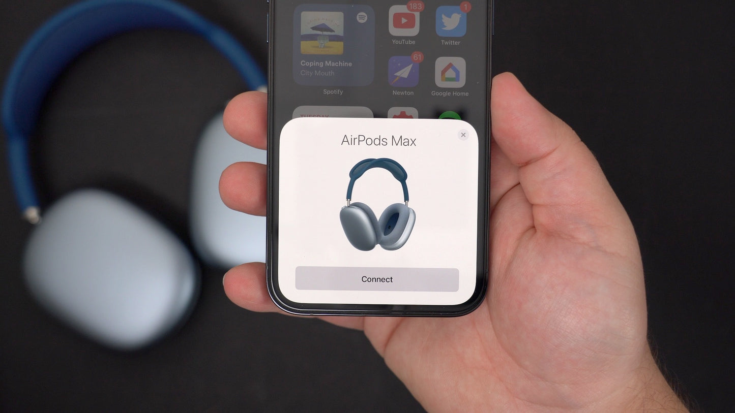 Apple Airpods Max  Generation 2 | Magnetic Earmuffs | With Logo, Pop Up & Free Leather Case ( Works with Android & iOS both)