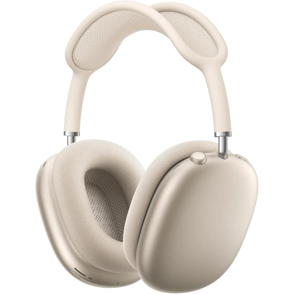 Apple Airpods Max  Generation 2 | Magnetic Earmuffs | With Logo, Pop Up & Free Leather Case ( Works with Android & iOS both)