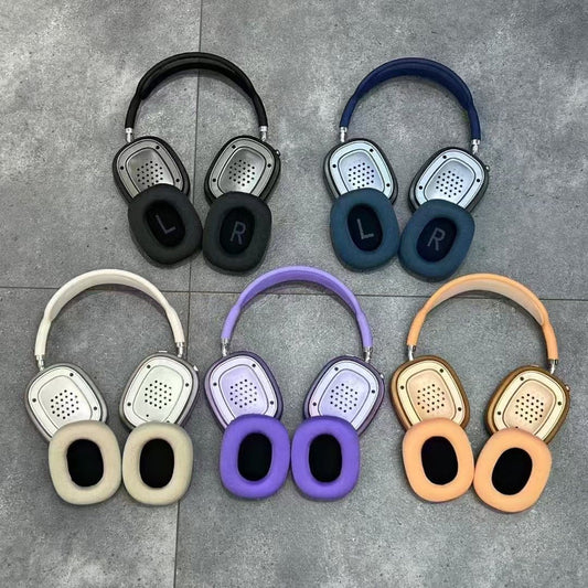 Apple Airpods Max  Generation 2 | Magnetic Earmuffs | With Logo, Pop Up & Free Leather Case ( Works with Android & iOS both)