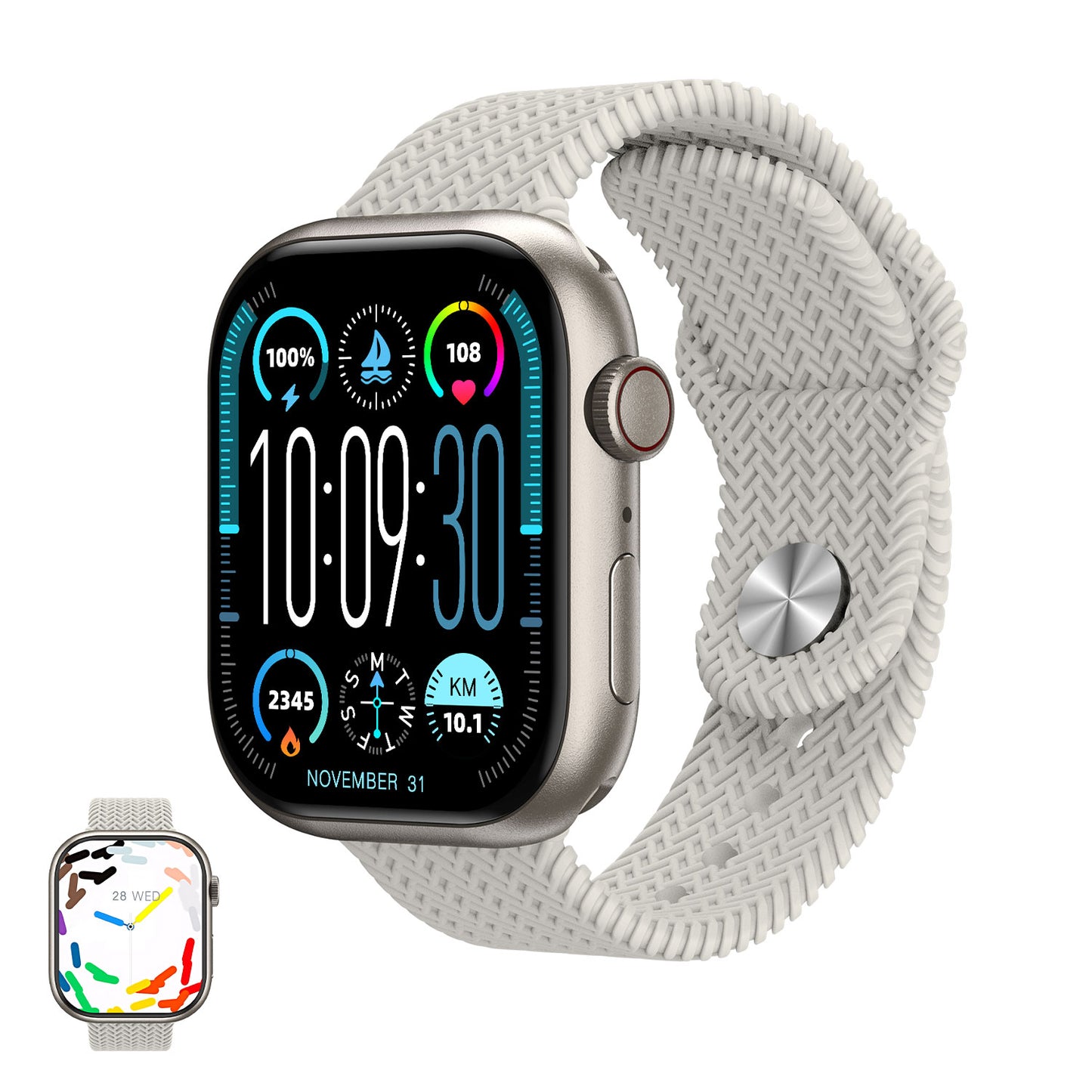 HK9 PRO+ SERIES 9 AMOLED SCREEN AI WATCH FACE SMART WATCH