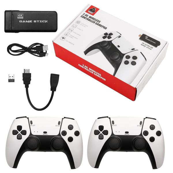 M8 Pro 64gb 4k With Takken 3 & 20000 Games Ic Mg99 Firmware M8g-v8.0 And Two Game Controllers