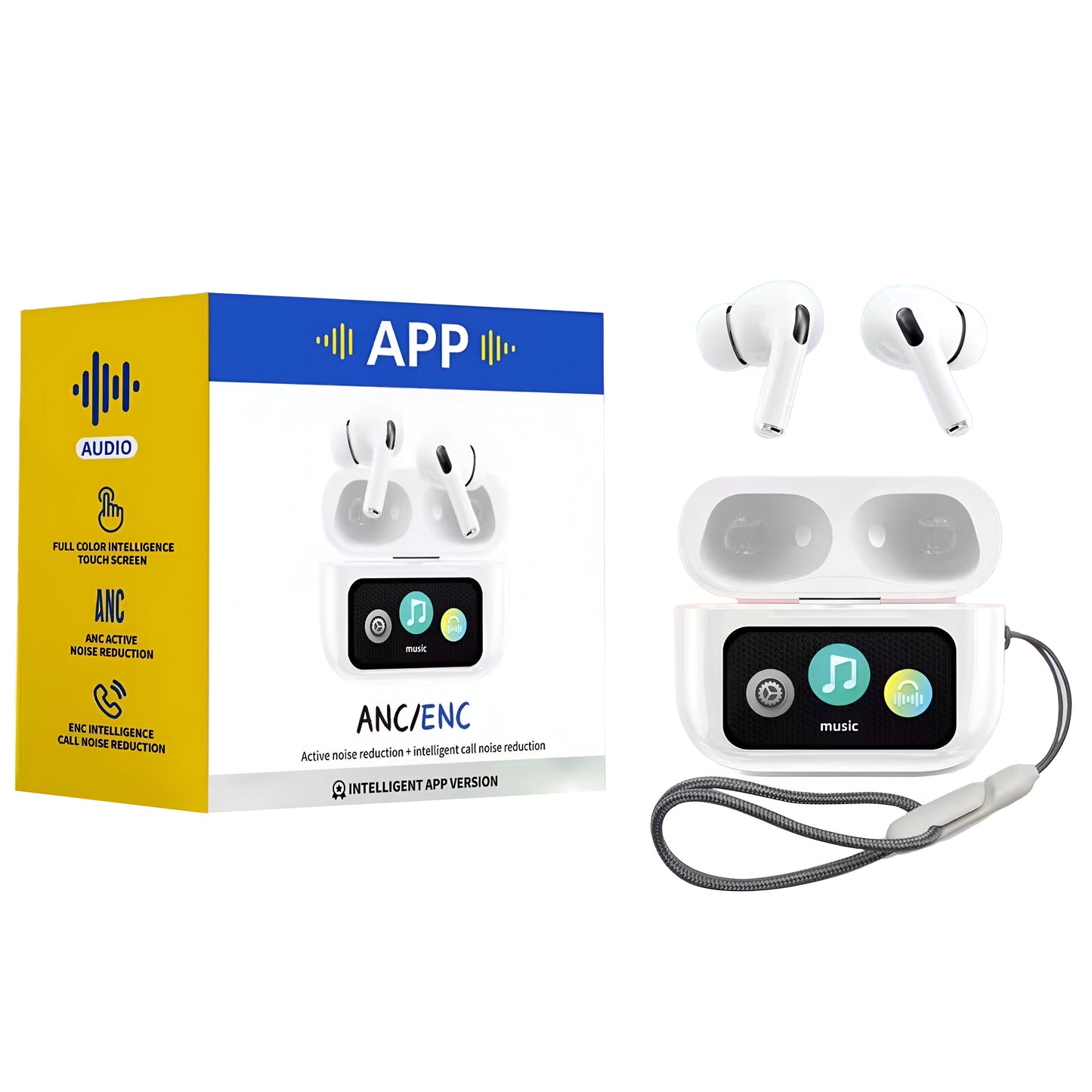 A9 PRO APPLE AIRPODS ANC/ENC TOUCH CONTROL