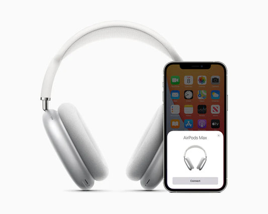 APPLE AIRPODS MAX WIRELESS ANC HEADPHONE WITH POUCH ,POPUP, LOGO ( Works with Android & iOS both)